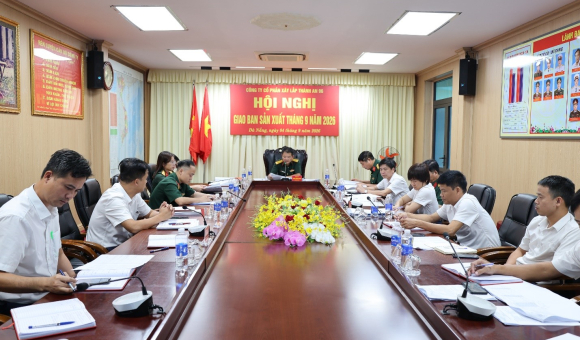 CÔNG TY TỔ CHỨC HỘI NGHỊ GIAO BAN SẢN XUẤT THÁNG 9/2026