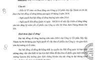 Phiếu xin ý kiến cổ đông đăng ký niêm yết cổ phiếu trên SGDCK Hà Nội