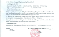 Ký hợp đồng kiểm toán BCTC cho năm tài chính kết thúc ngày 31/12/2017