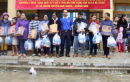 Đoàn cơ sở Công ty 96 Hoạt động từ thiện tại địa bàn Tỉnh Quảng Nam