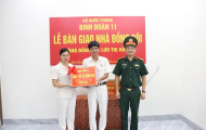 Công ty Xây lắp Thành An 96- Binh đoàn 11 tổ chức bàn giao Nhà đồng đội cho cán bộ, nhân viên, người lao động trong đơn vị.