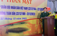 Công ty Xây lắp Thành An 96 tổ chức các hoạt động chào mừng kỷ niệm 79 năm Ngày thành lập QĐND Việt Nam, 34 năm Ngày Hội Quốc phòng toàn dân năm 2023.