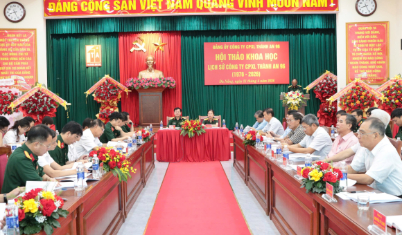 Hội thảo khoa học Lịch sử Công ty Cổ phần Xây lắp Thành An 96 (1976-2026).