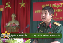 Lữ đoàn công binh công trình dự bị động viên 96 - Khai mạc huấn luyện quân dự bị động viên năm 2017