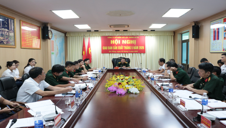 Hội nghị giao ban sản xuất tháng 5